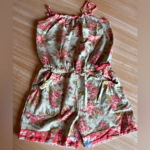 {Matilda Jane} floral play suit romper GUC size 10